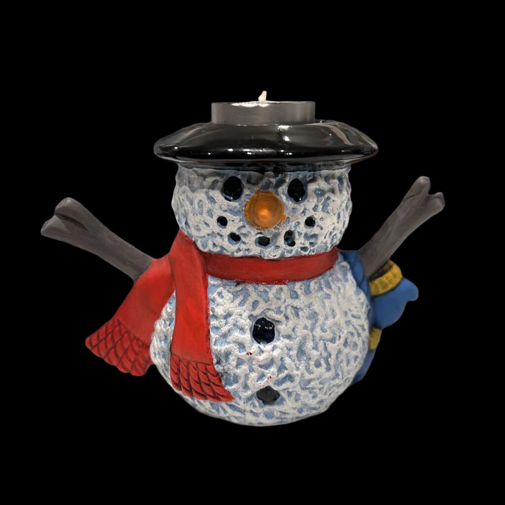 Snowman Candle Holder