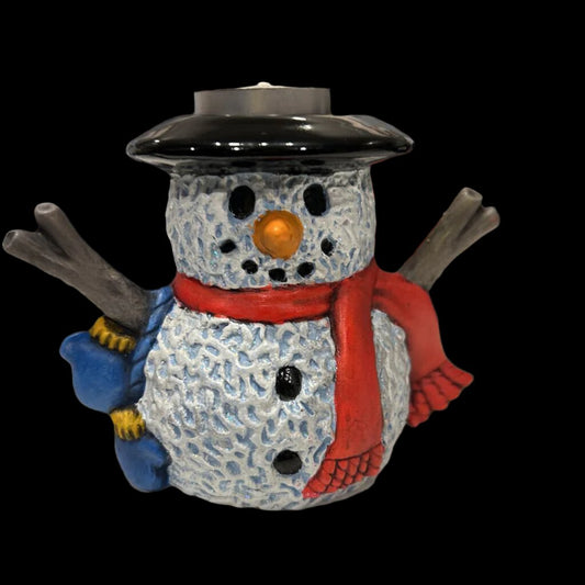 Snowman Candle Holder