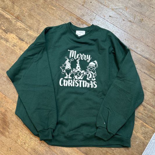 merry gnome sweatshirt (2xl)