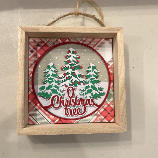 O Christmas Tree Shadowbox