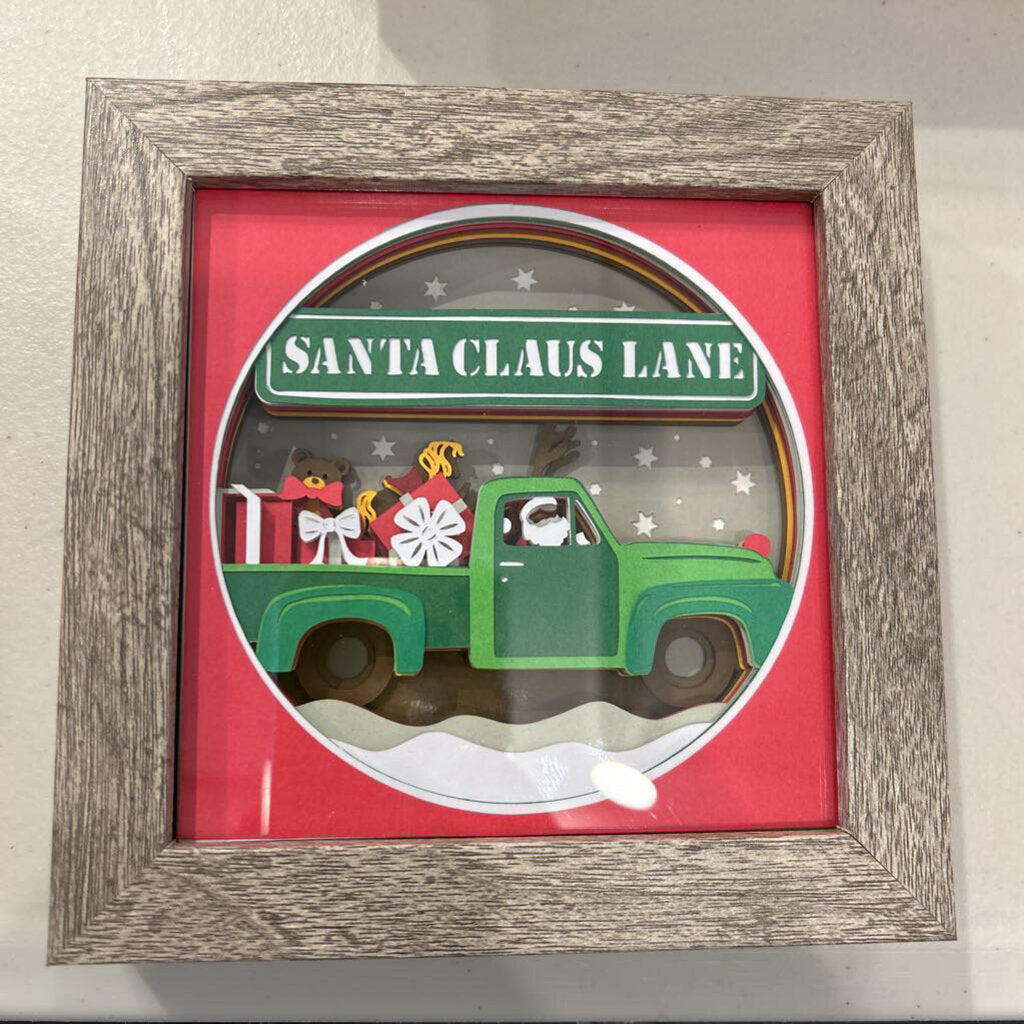 Santa Claus Lane Shadowbox