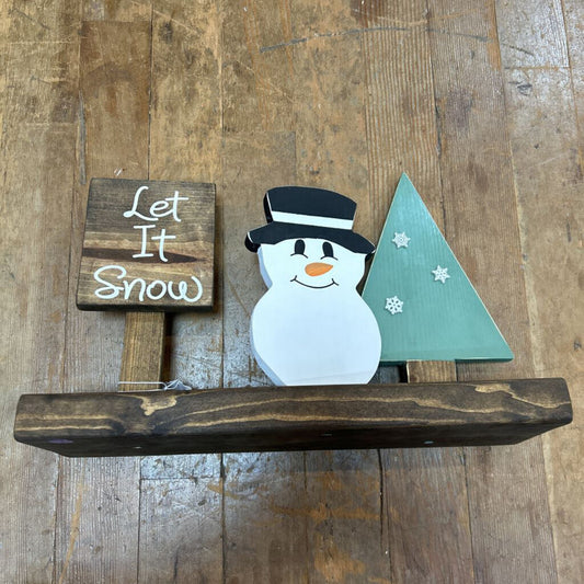 Christmas Board Let it Snow