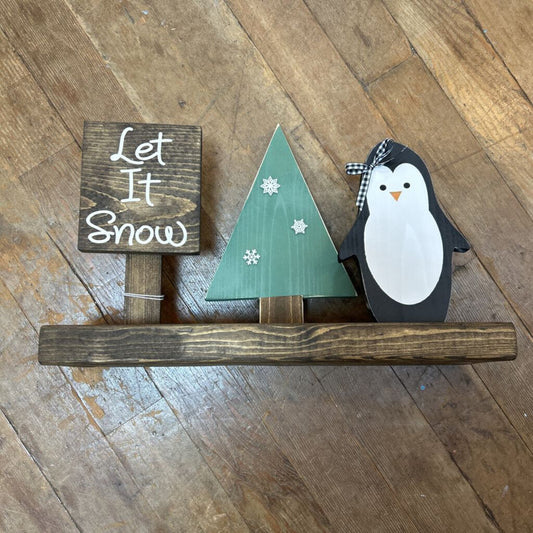 Christmas Board Let it Snow