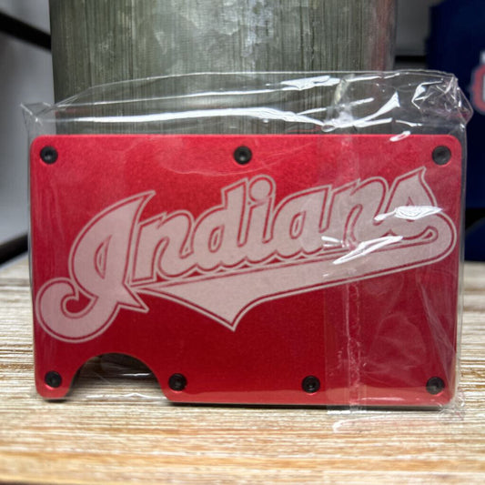 Indians Metal RFID Wallet