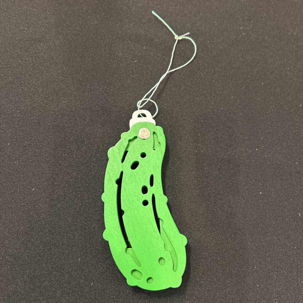Pickle Ornament Money Holder