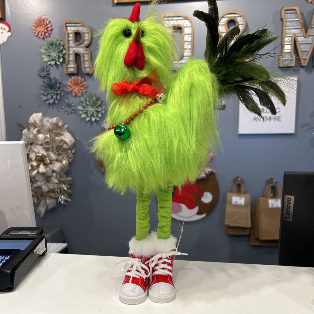 Rooster Grinch - Green