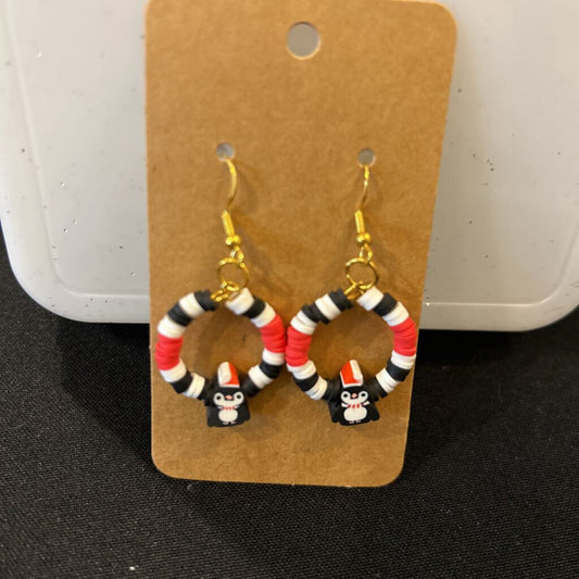 Earrings - Penguin