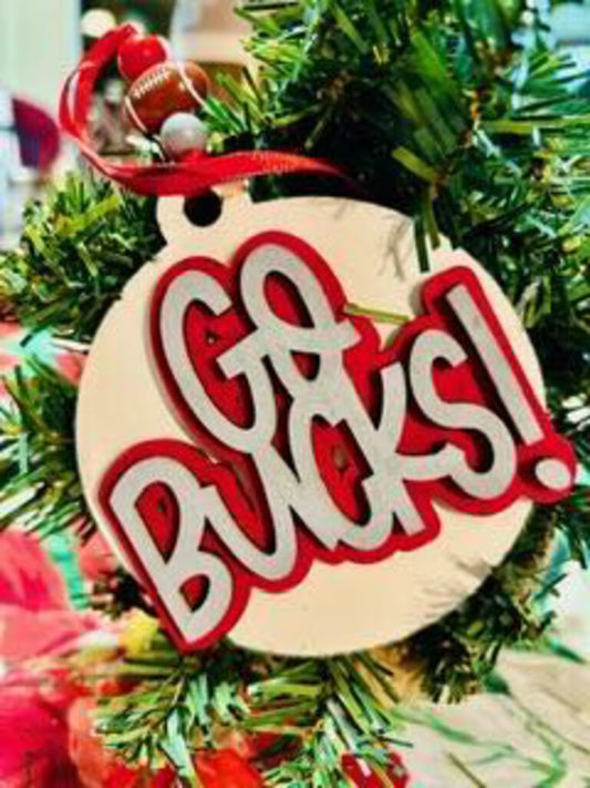 Go Bucks Ornament