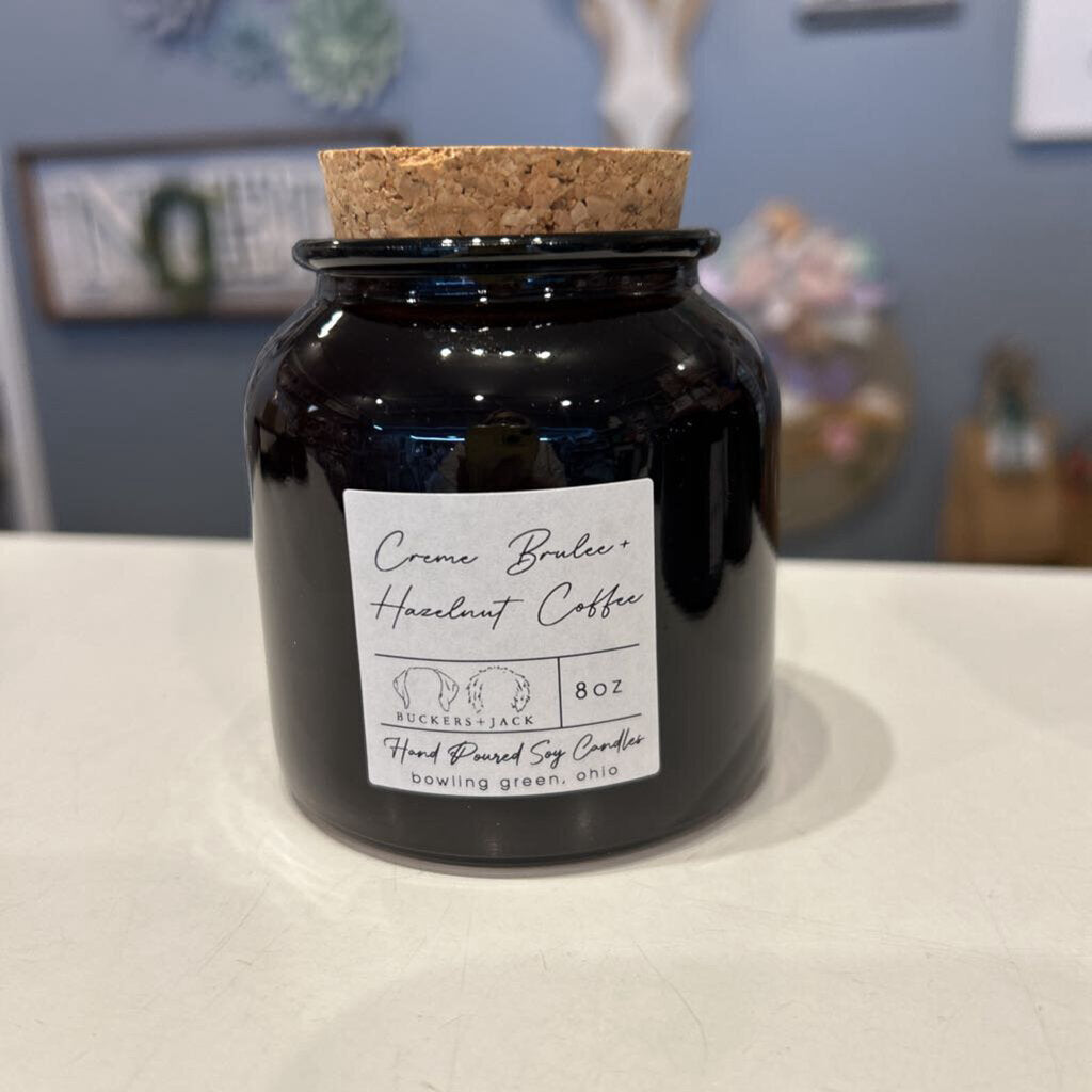 Creme Brulee & Hazelnut Coffee Candle 8oz