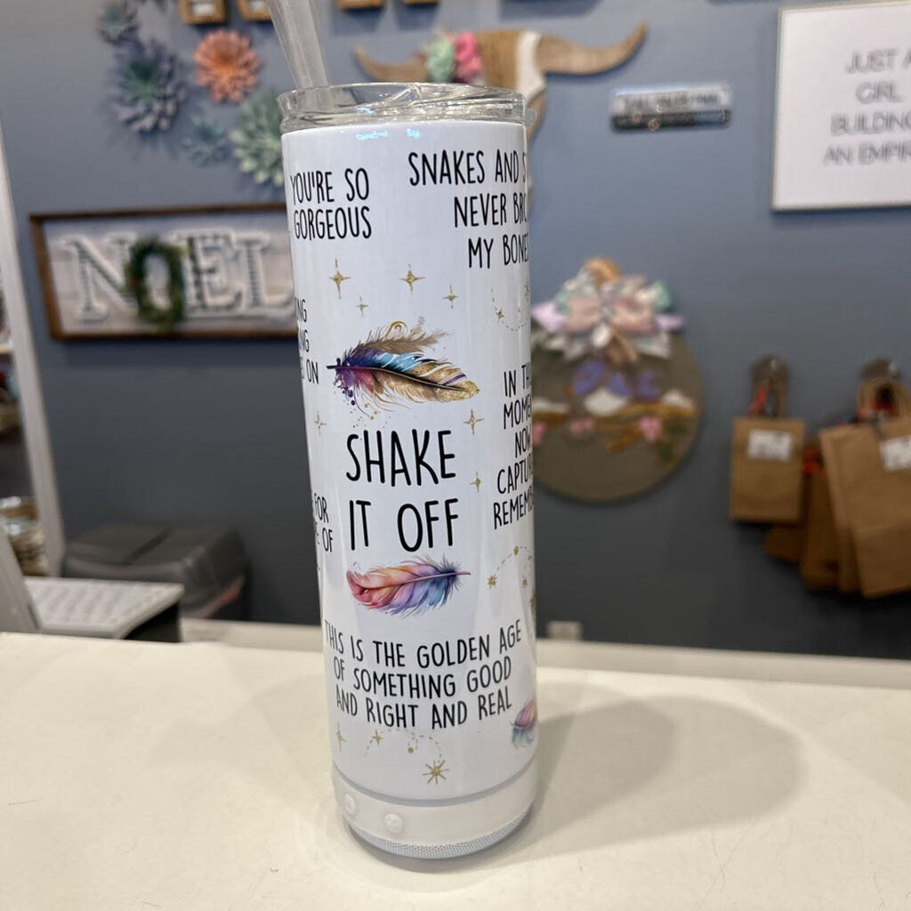 Taylor Swift Shake it off Tumbler 20oz