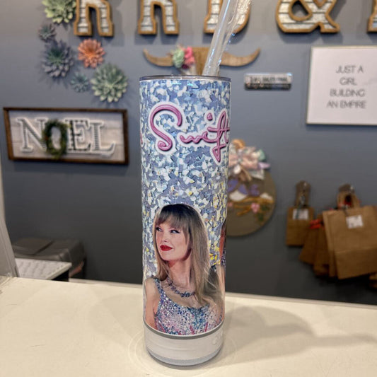 Taylor Swift signature glitter BluetoothTumbler