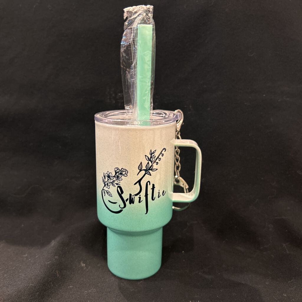 Taylor Swift Double Swiftie Green Ombre 4 oz tumbler