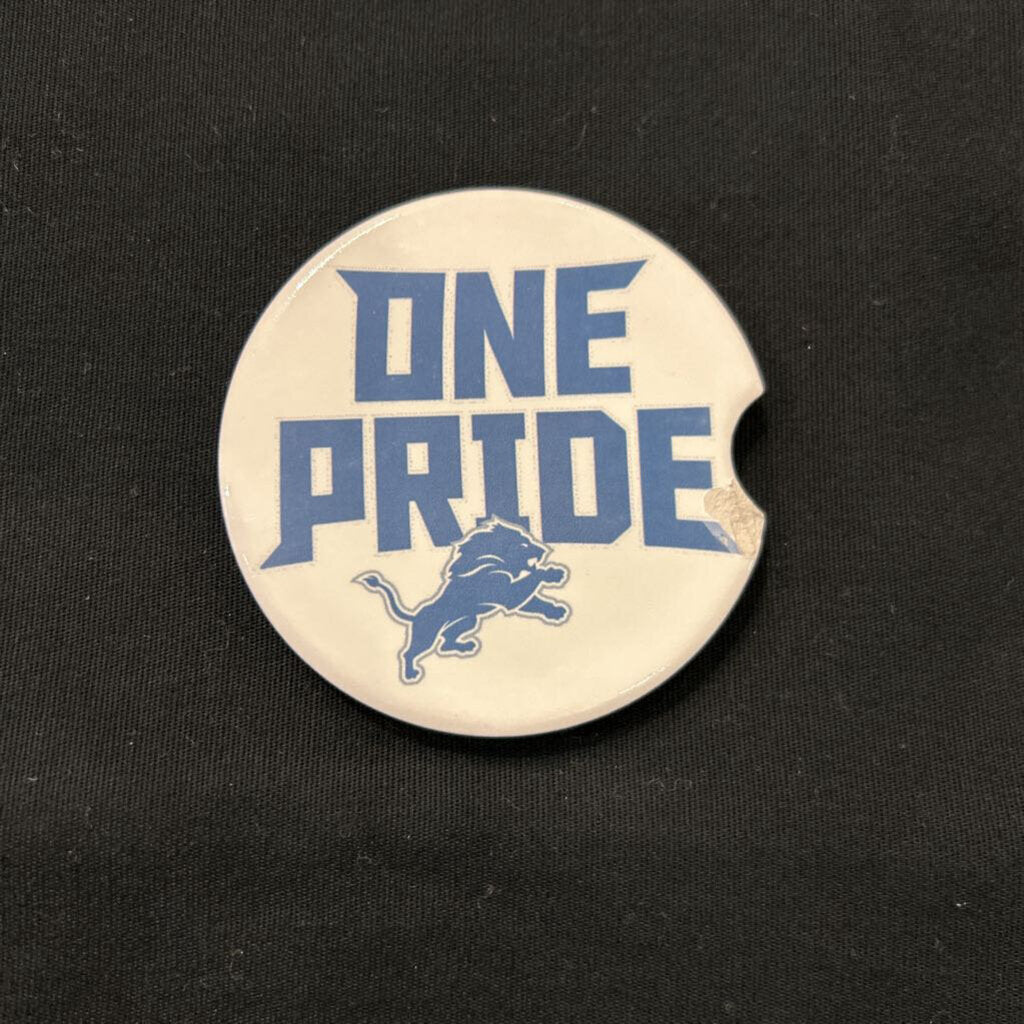 Detroit Lions One Pride Car Coaster