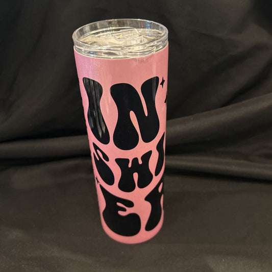 Taylor Swift Era Name Pink Gltr Tumbler 20oz