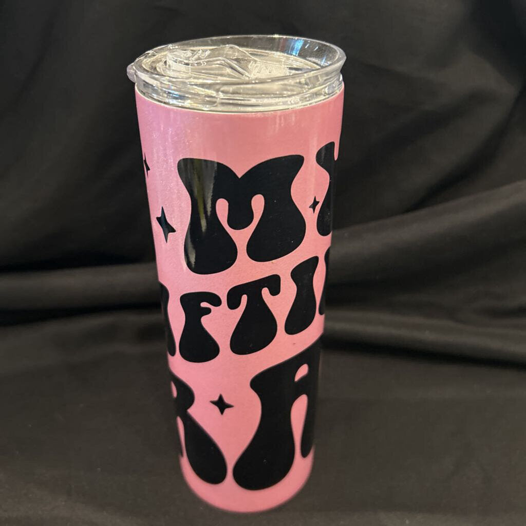 Taylor Swift Era Name Pink Gltr Tumbler 20oz
