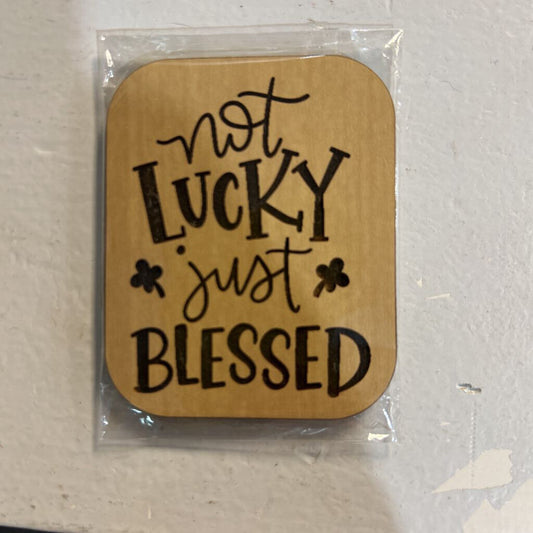Magnet Not Lucky just Blessed