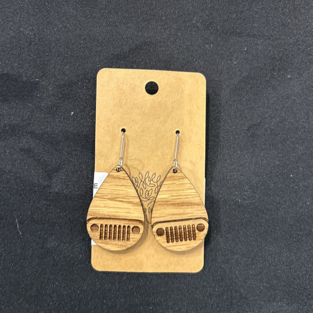 JEEP Wood Earrings