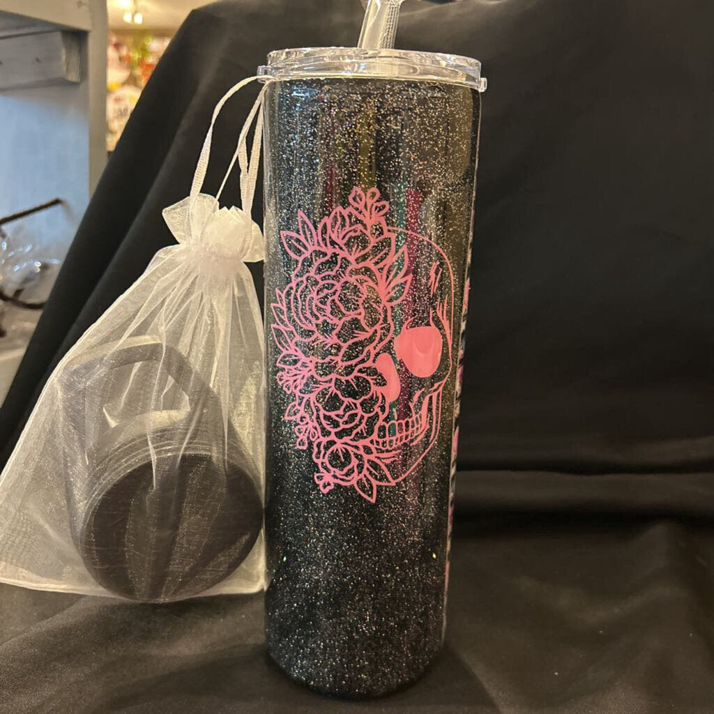 Flower Skull Tumbler 30oz
