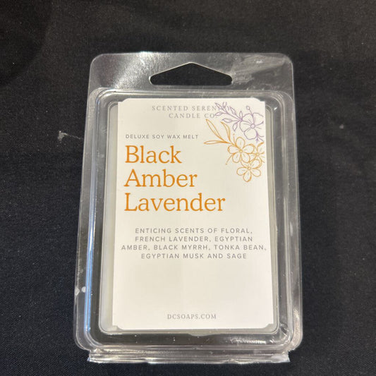 Black Amber Lavendar Romance Wax Melt