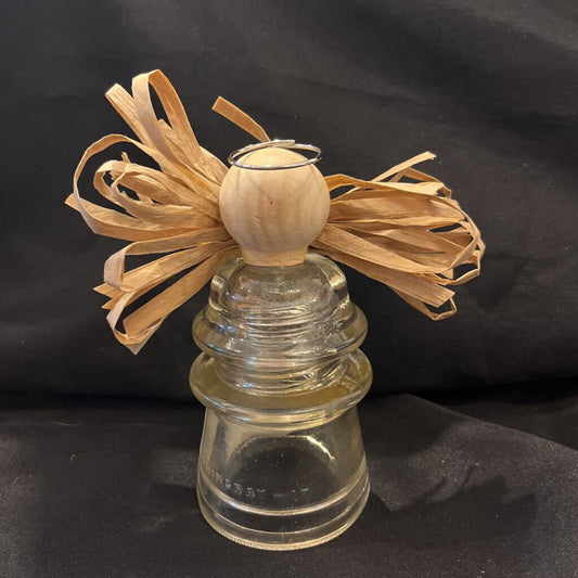 Glass Insulator Angel