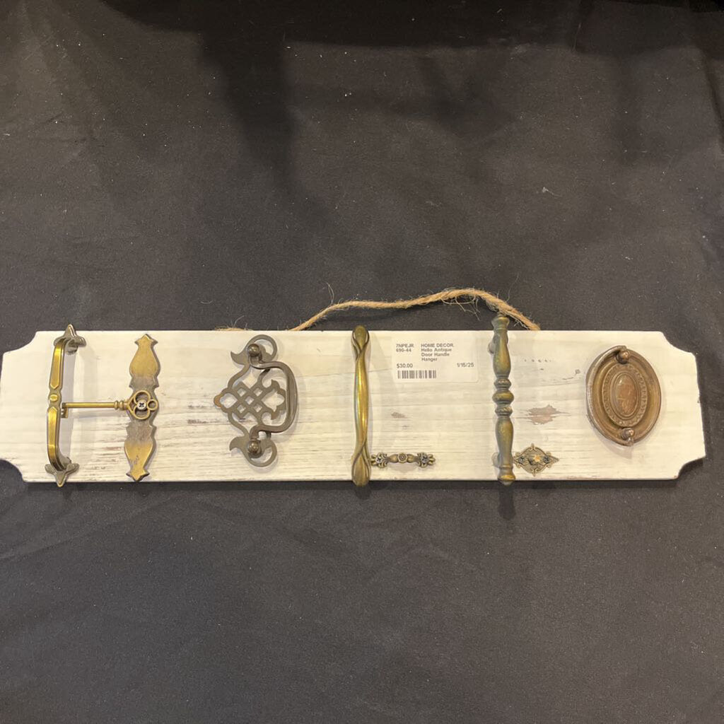 Hello Antique Door Handle Hanger