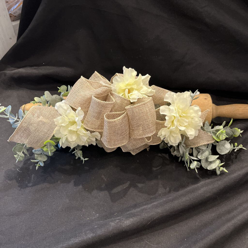 Vintage Floral Rolling Pin