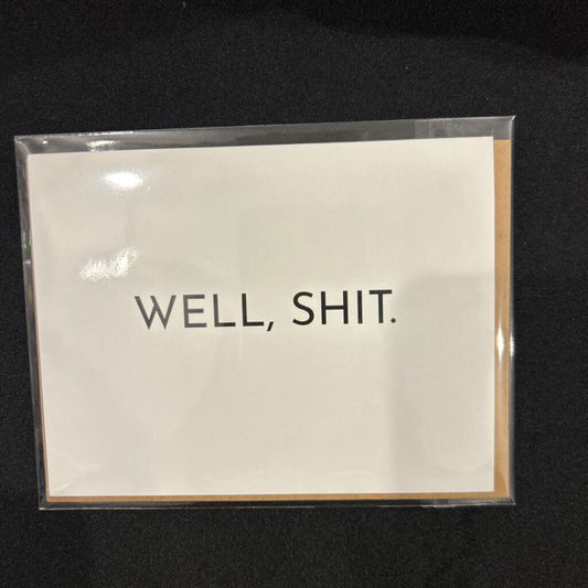 Well Shit, Card