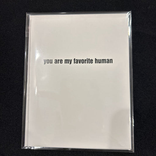 Favorite Human Card