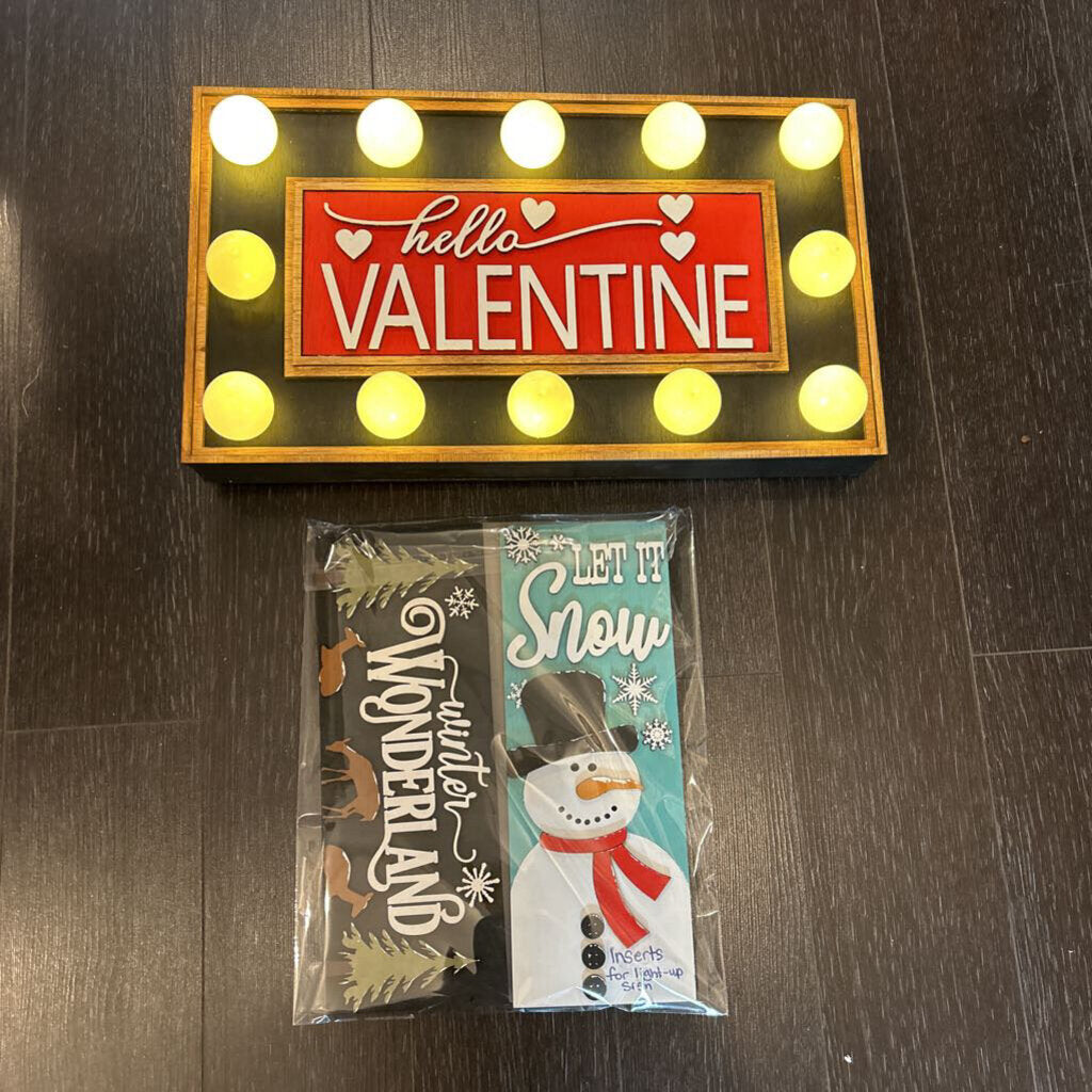 Broadway light up sign interchangeable signs