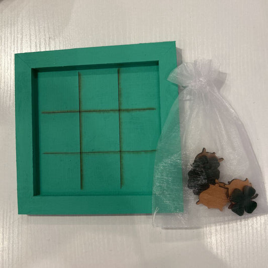 Tic Tac Toe Clover & Pot of Gold
