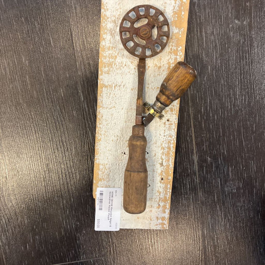 Recycled Spigot & Screwdriver Flower Plaque