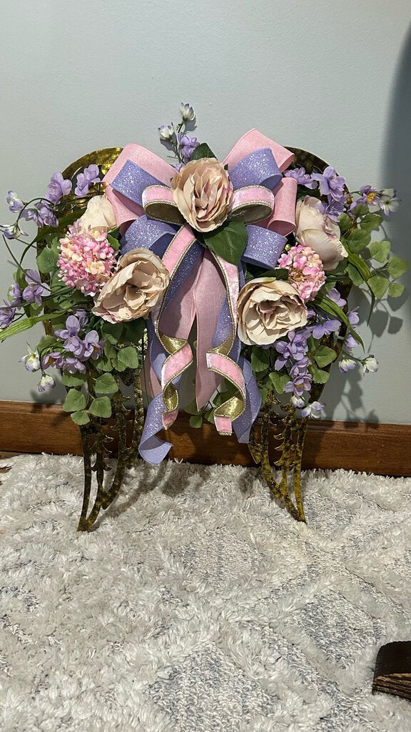 Angel Wings Wreath Pink/Purple