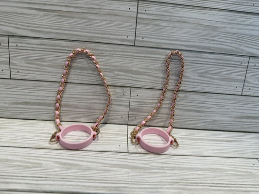 Tumbler Strap Pink & Gold