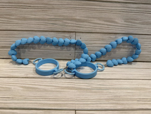 Tumbler Strap Blue Hearts