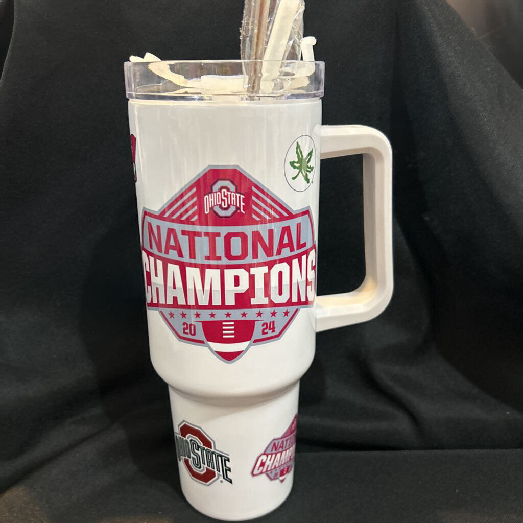 OSU Natty red/gray Logo Tumbler 40oz