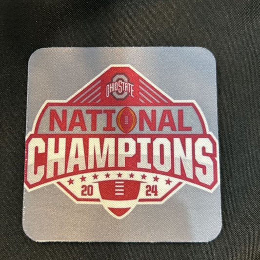 OSU Natty Gray/Red Gray Backgrnd Soft 4x4 Coaster