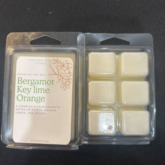 Wax Melt Bergamot Key Lime, Orange