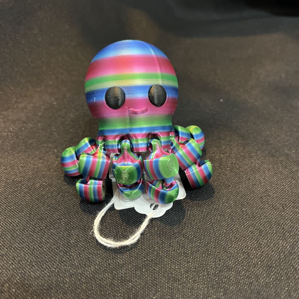 3D Octopus Rainbow