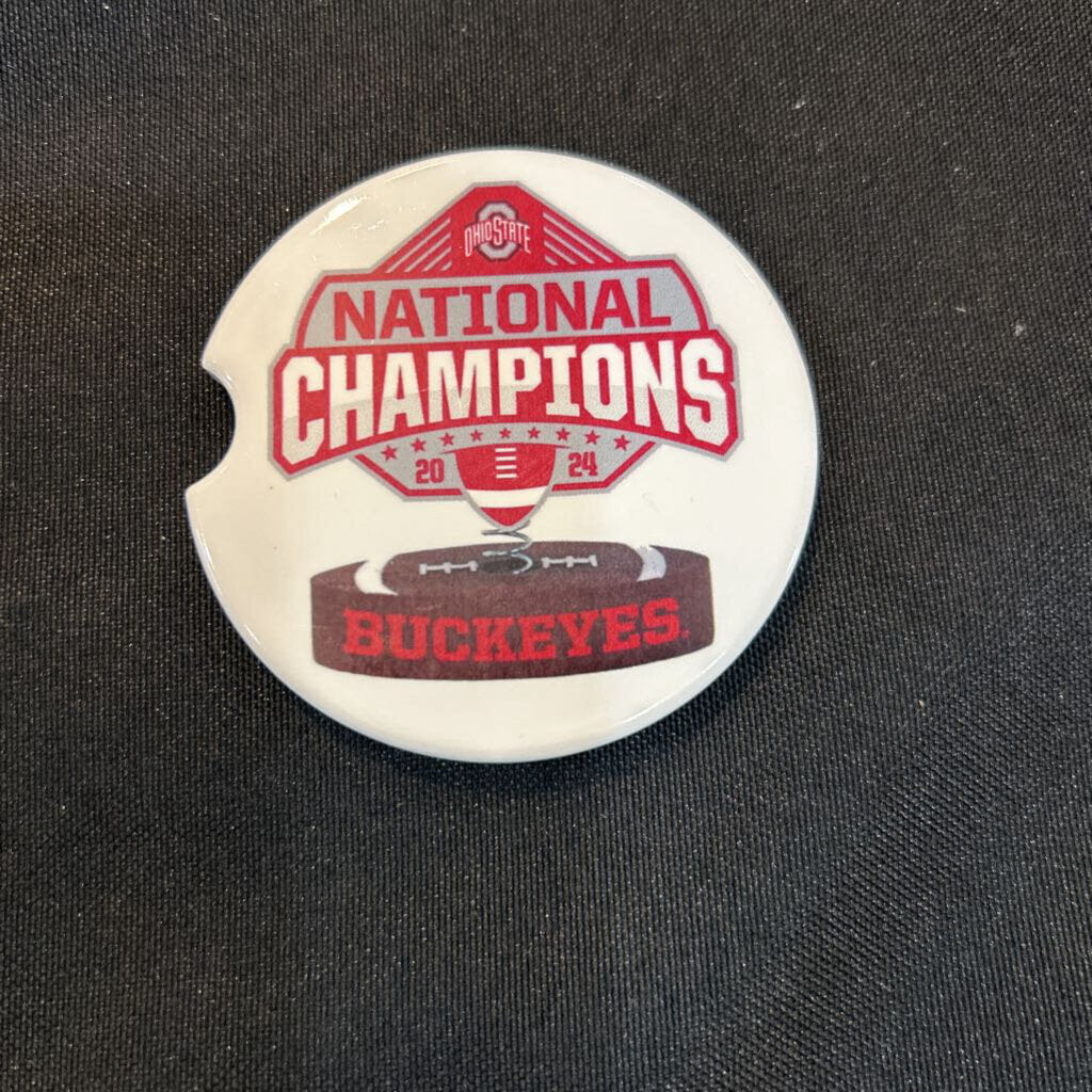 OSU Natty w/Football Car Coaster