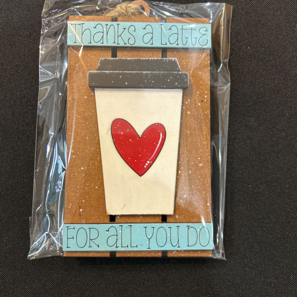 Thanks a Latte Gift Card Holder
