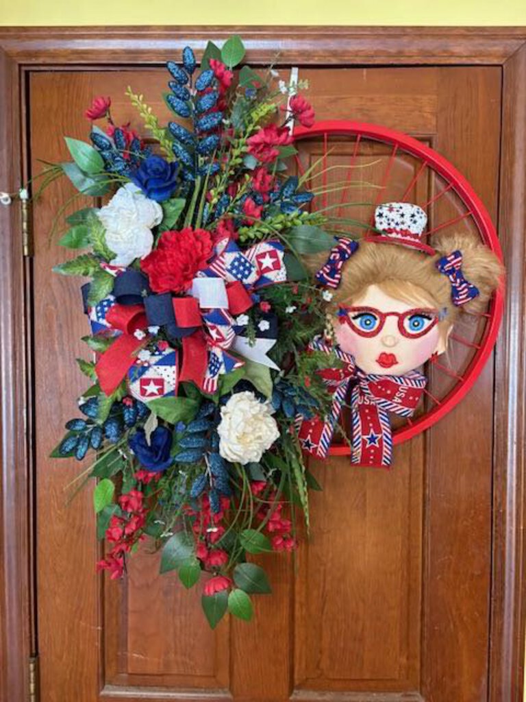 Patriot Bicycle Wreath 7