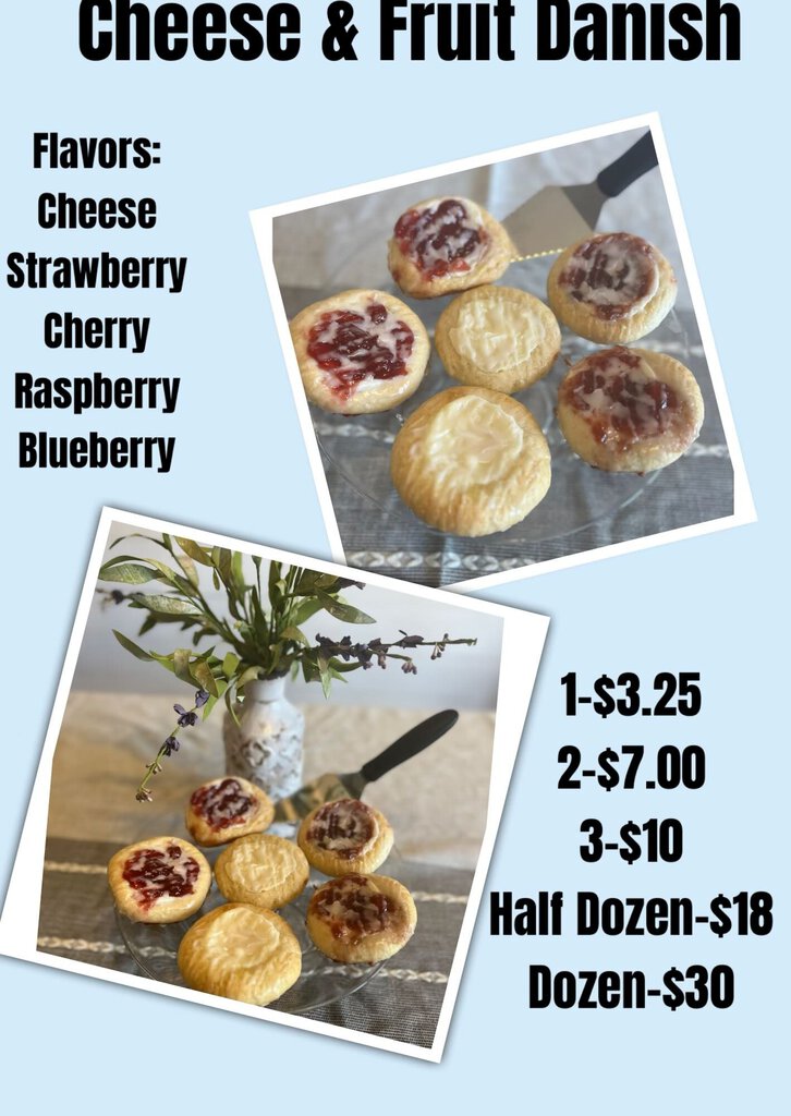 Cheese & Fruit Danish