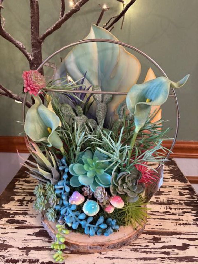 Vegetation Cactus Wood Planter