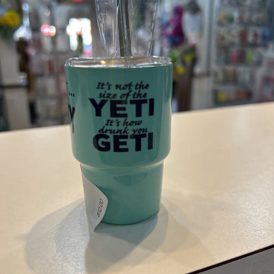 Tiny/Mighty/Size Turq 3oz Mini Tumbler