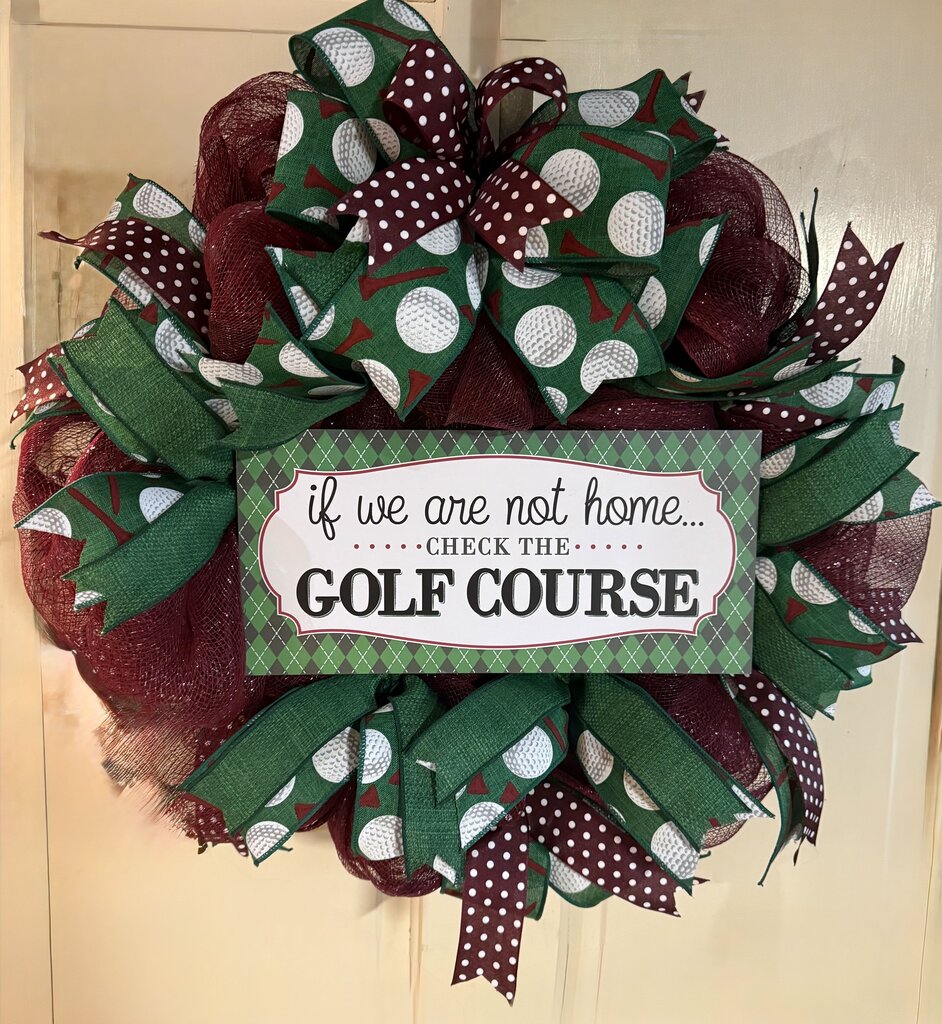 Golf Wreath