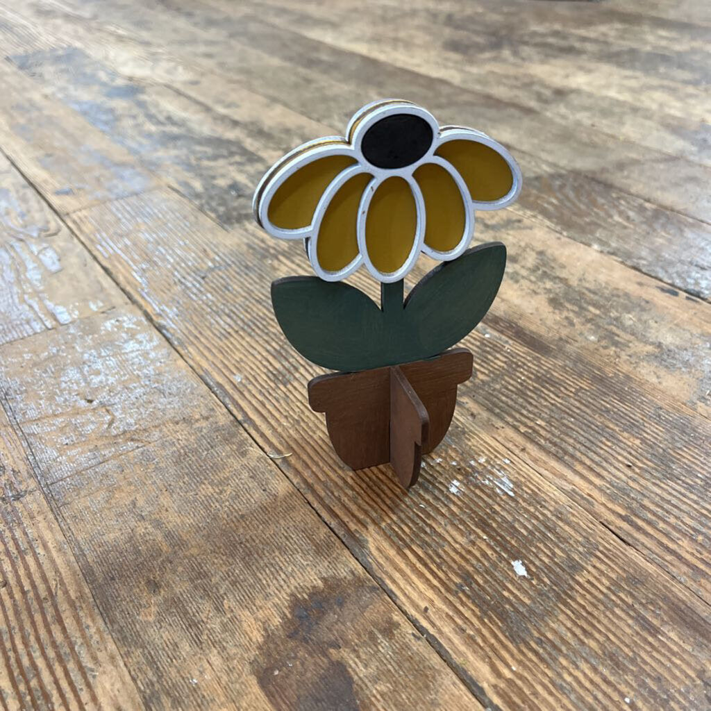 3D Potted Black Eyed Susan