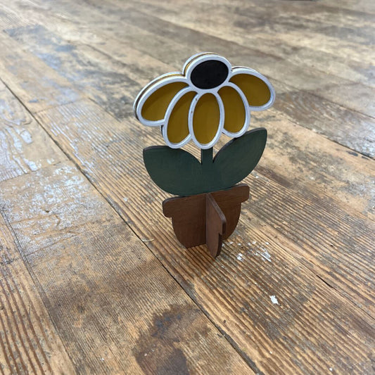 3D Potted Black Eyed Susan