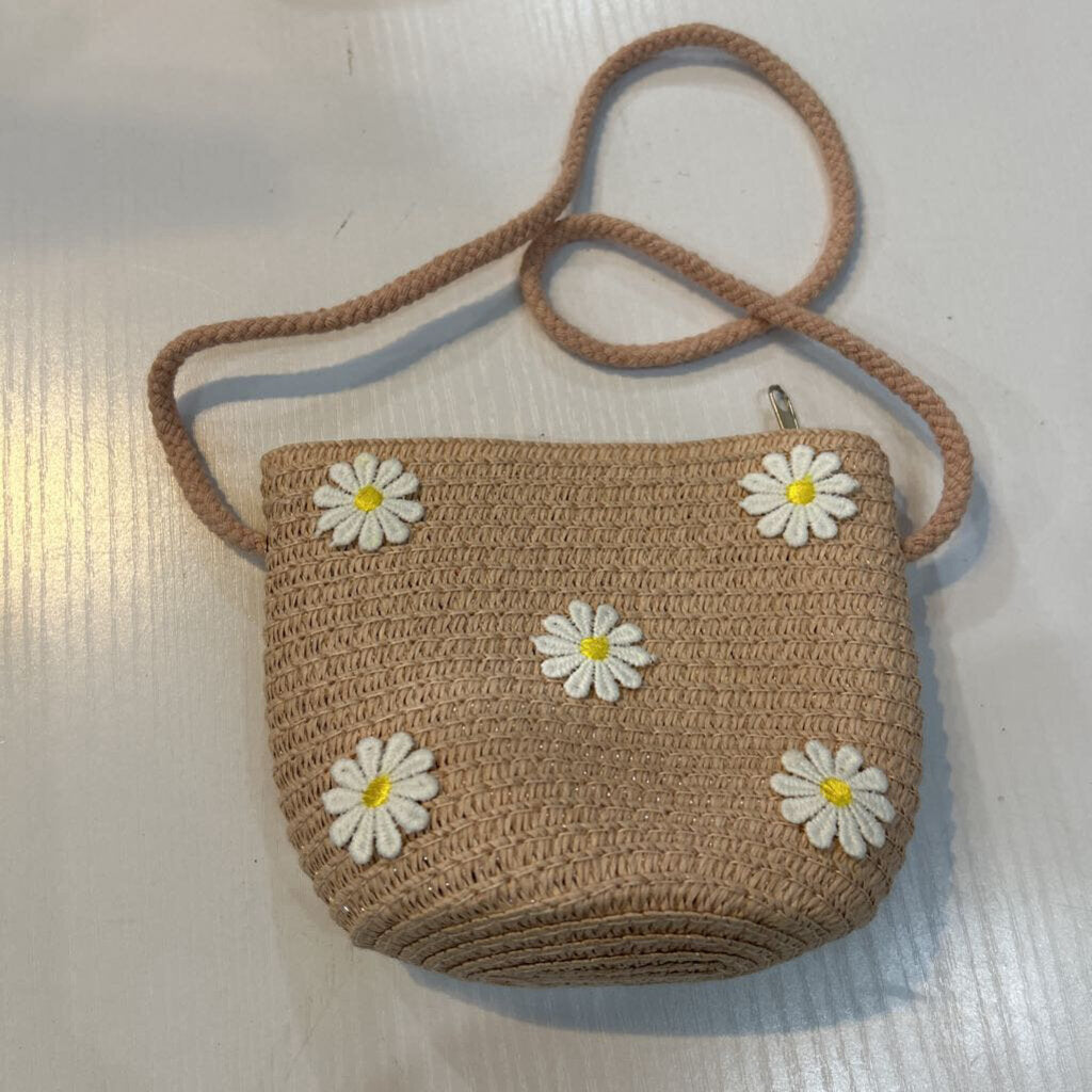 Youth Flower Grass Woven Purse