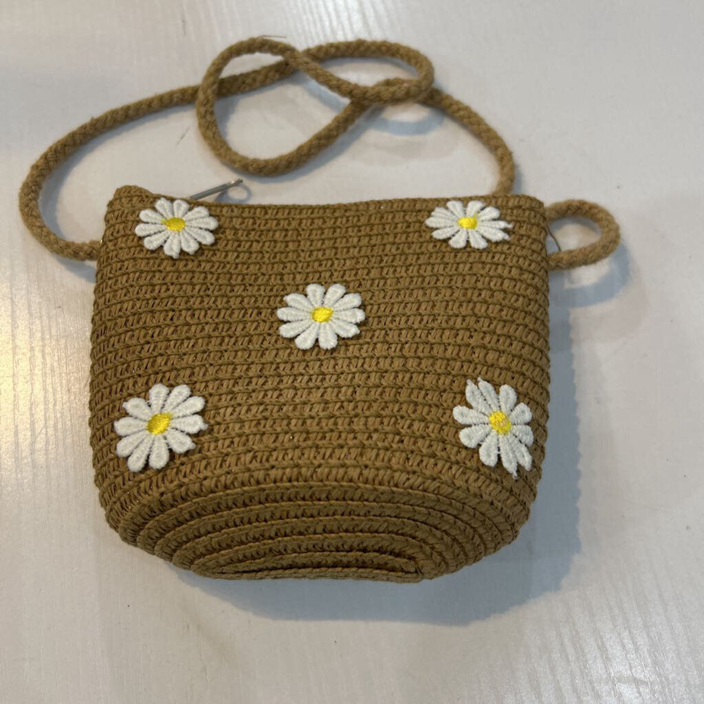 Youth Flower Grass Woven Purse