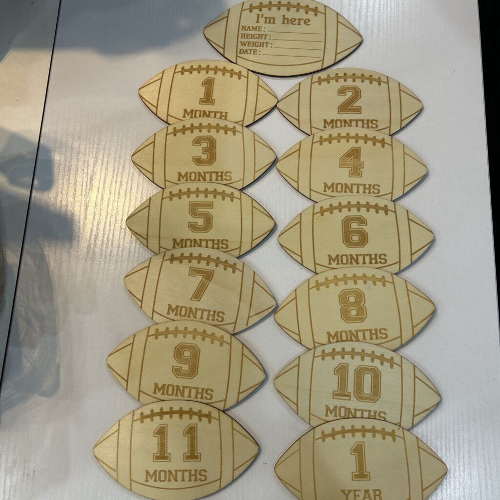 Football Baby Milestone Signs